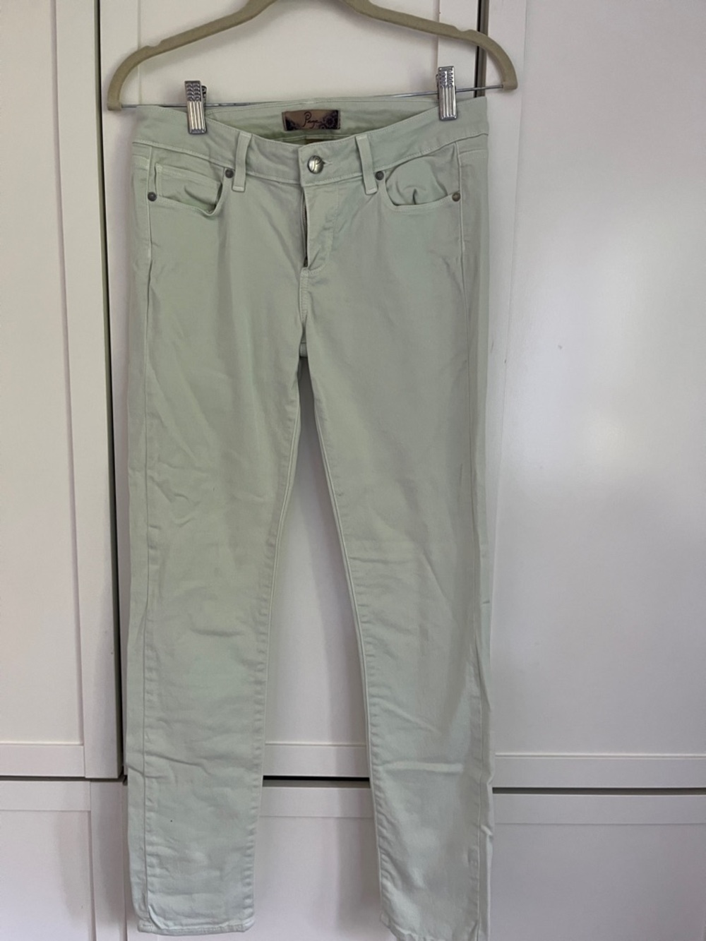 PAIGE Mint Green Women's Jeans